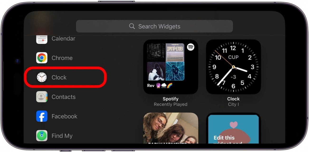 ios 17 standby digital clock