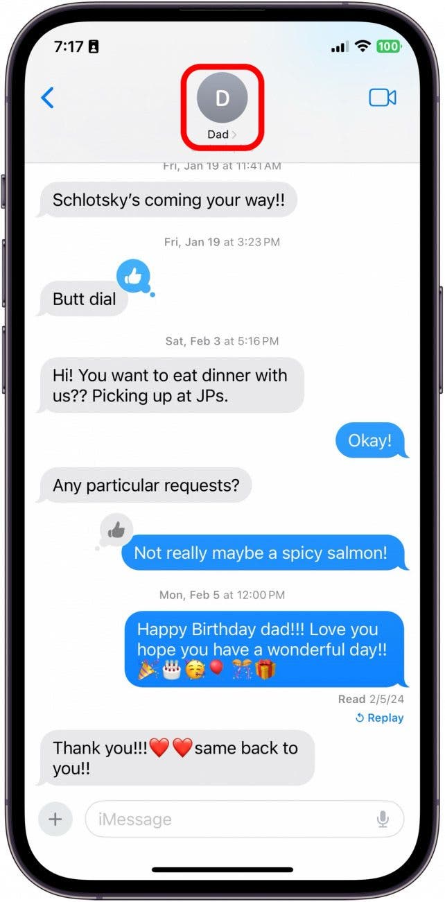 how to turn on read receipts for one person