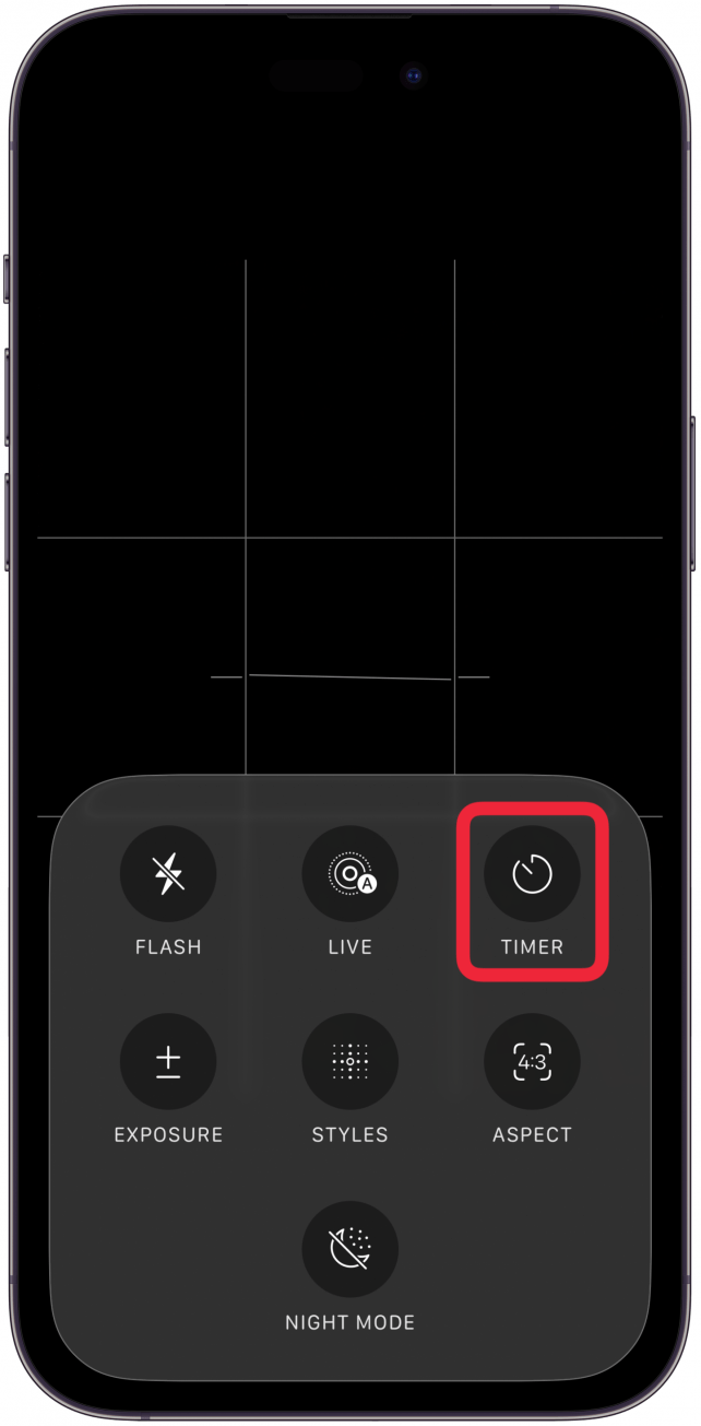 built-in Camera app timer.