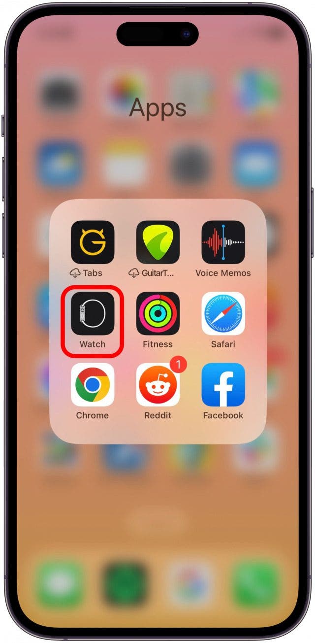 Launch the Watch app on your iPhone.