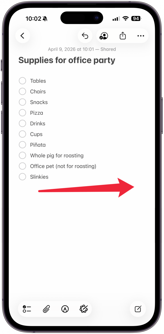To see Highlights, simply swipe from left to right while viewing the Note.