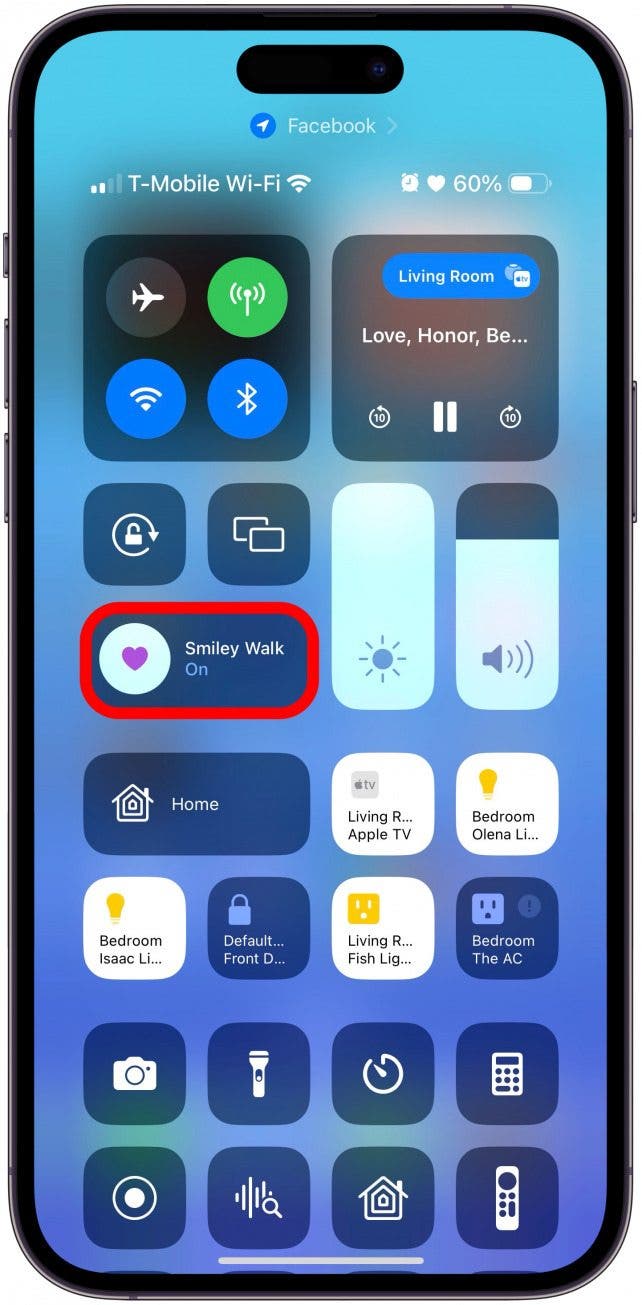 Tap the name of your Focus mode.