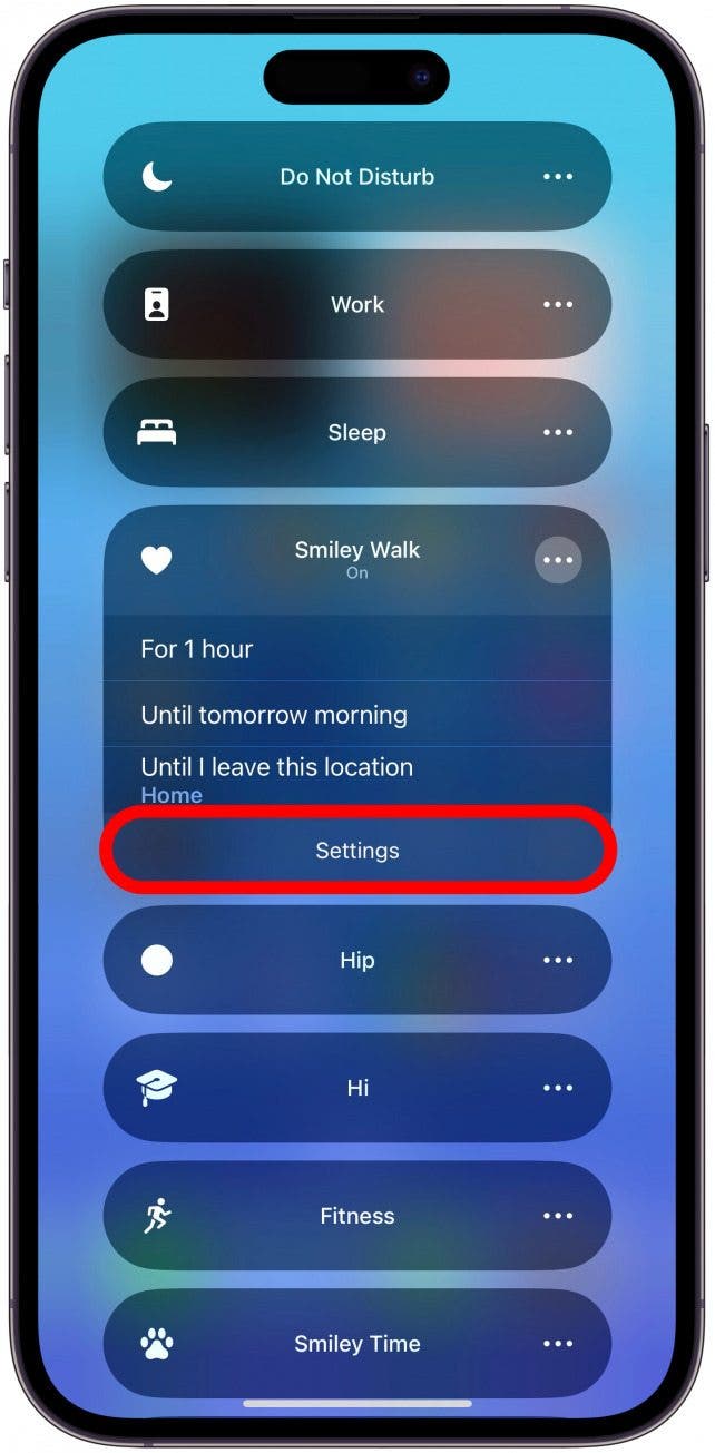 Tap Settings.