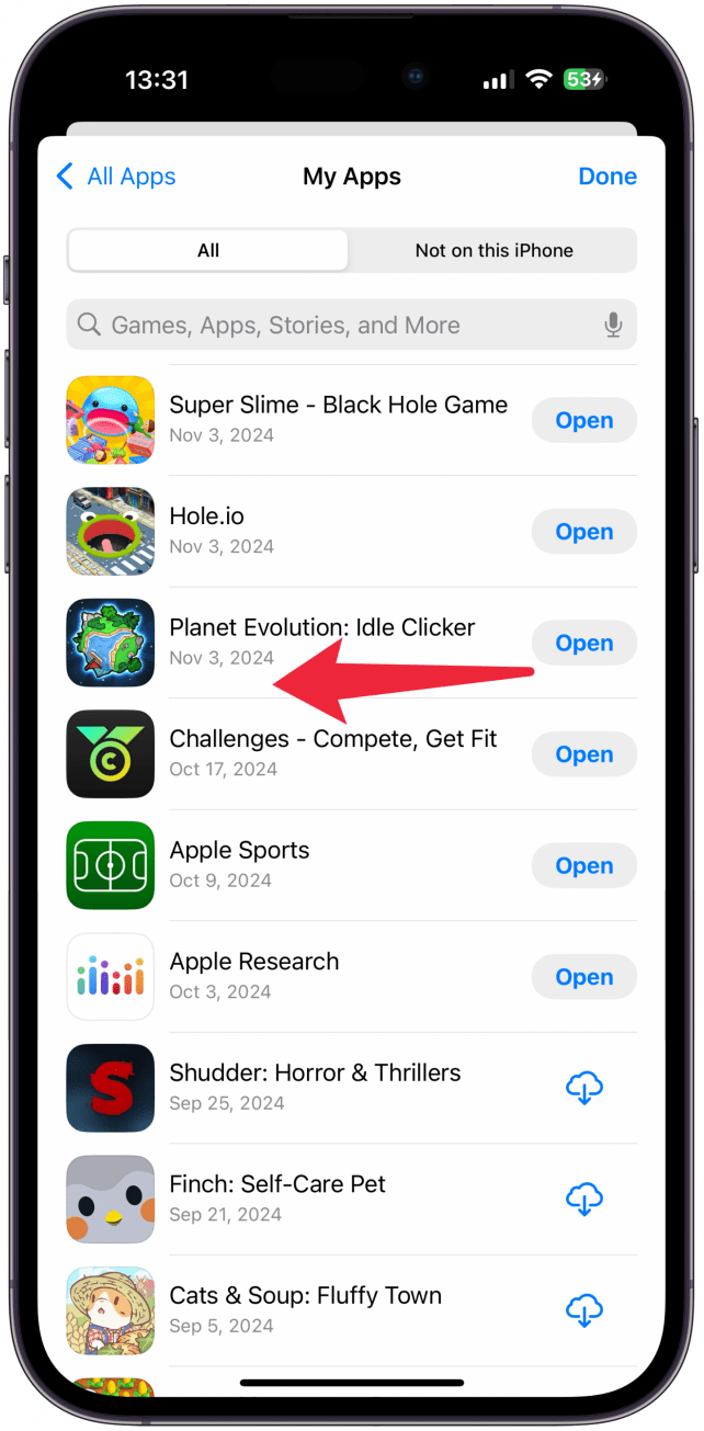 Swipe left on the app and tap Hide. This removes your app from the list of purchased apps.