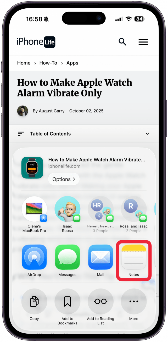 Tap Notes. If you don't see it, you might have to swipe left over the app section until you see it.
