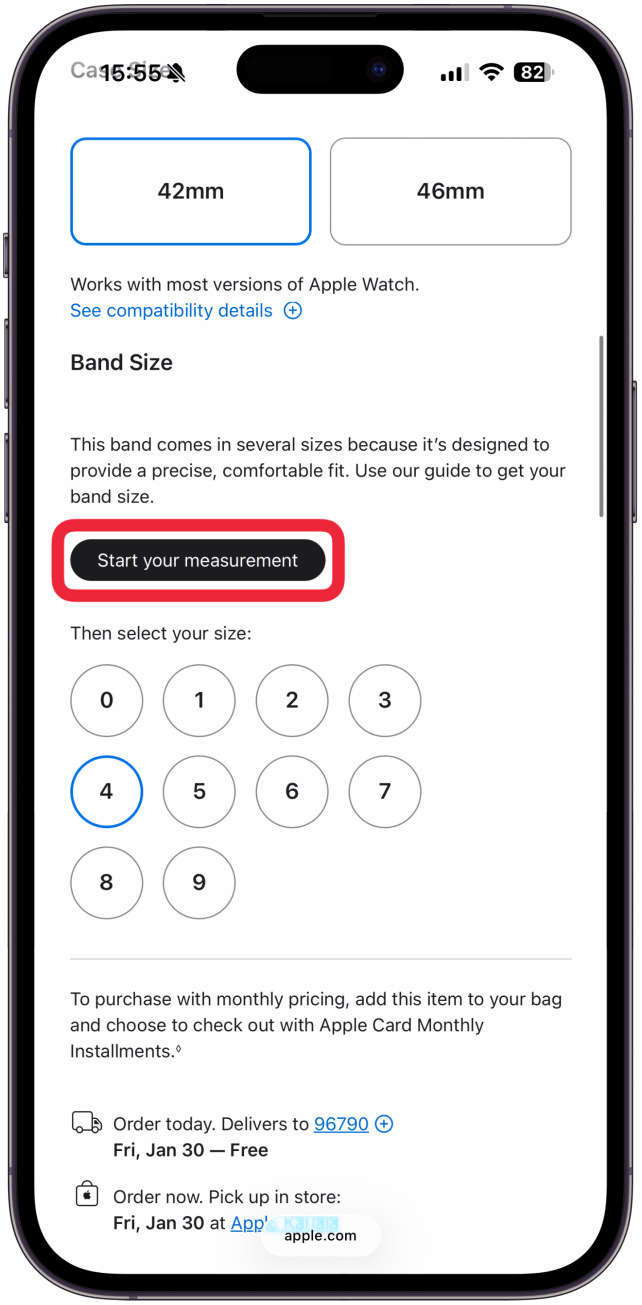 Select Start your measurement.