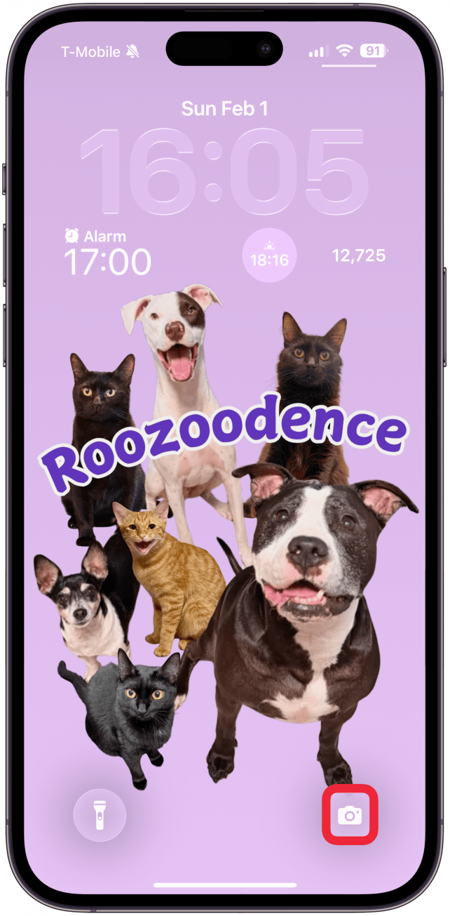 Open the Camera app.