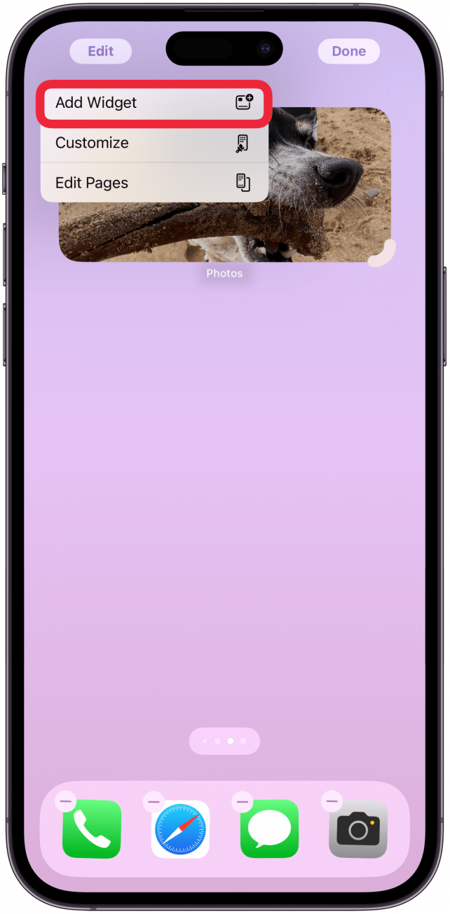 Tap App Widget.