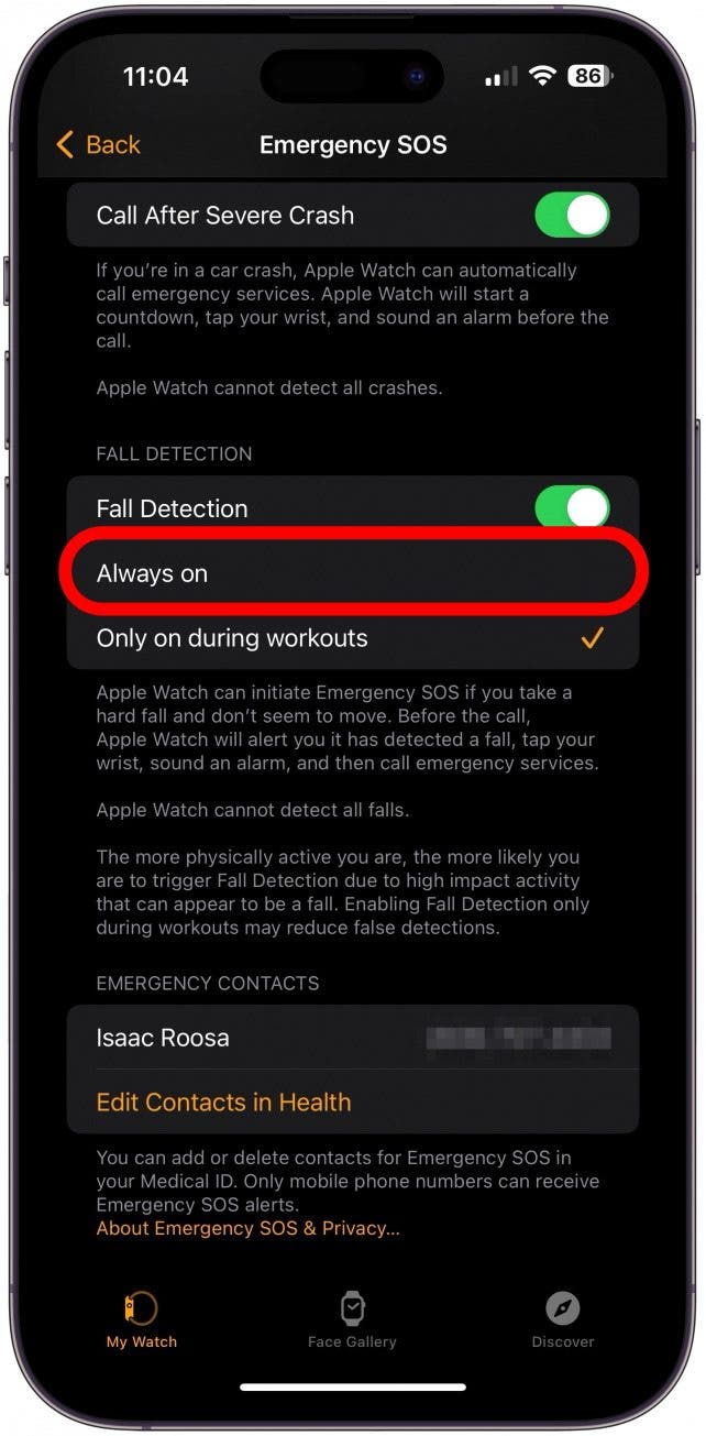 How to Set Up Apple Watch Fall Detection