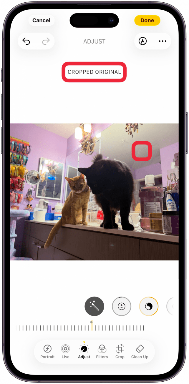 Tap again to see the edited version.