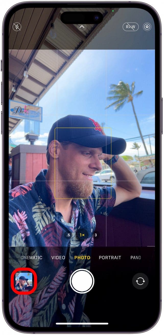 you’ll also be able to tap the thumbnail to view them