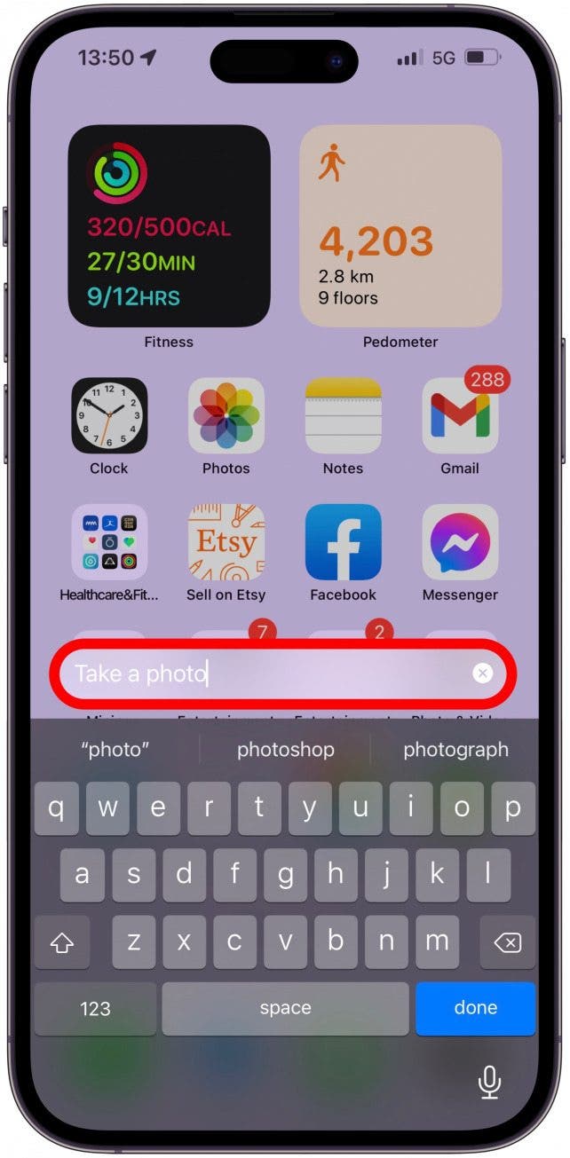 Say, “Hey Siri, take a photo.”