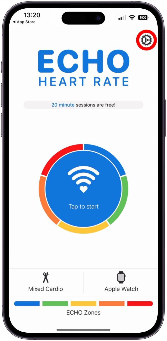 If it isn't working, double-check your settings by tapping the gear icon.