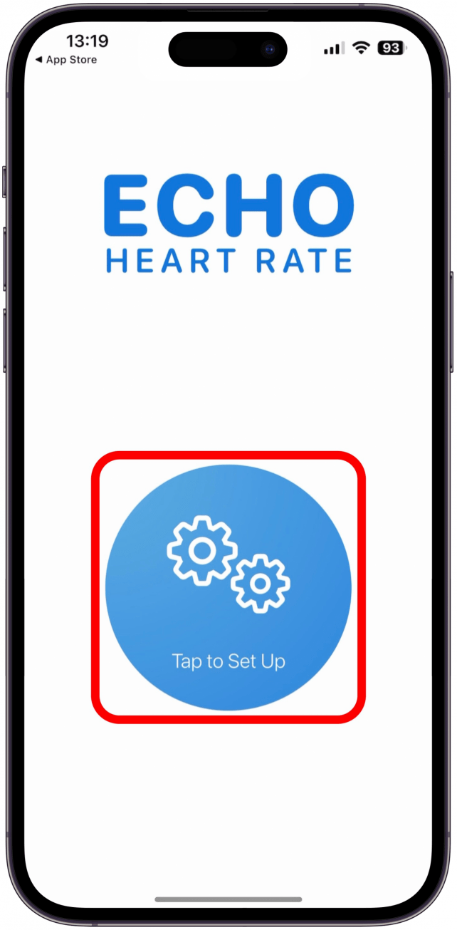 Tap Tap to Set Up.