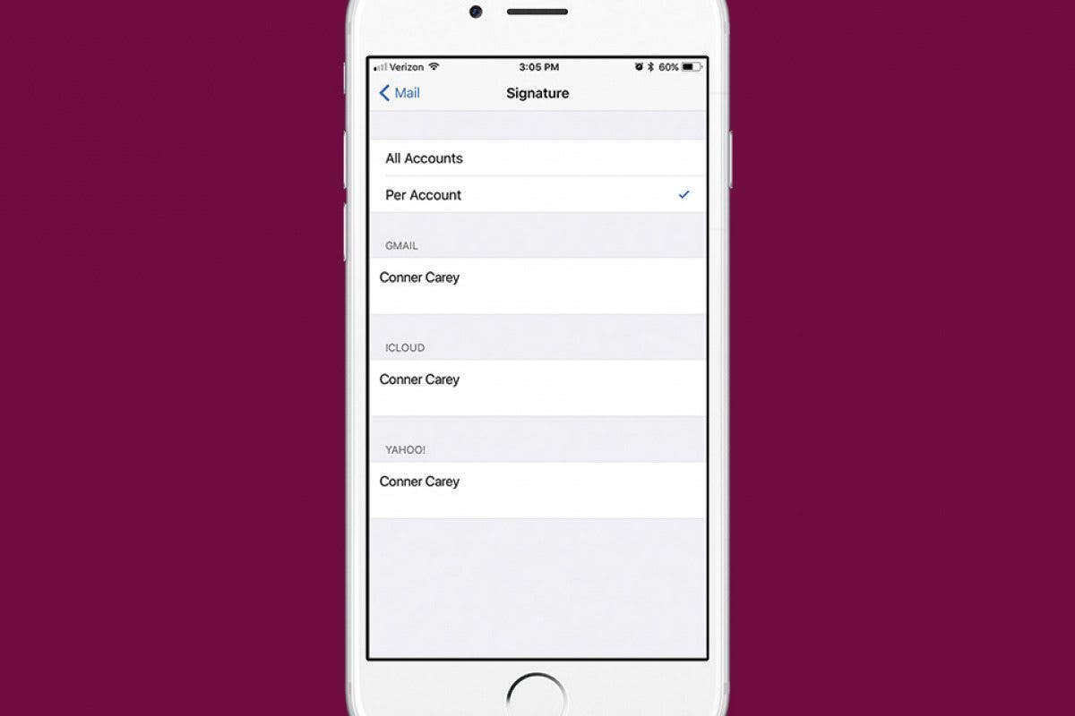 How to Create Different Signatures for Separate Email Accounts on iPhone