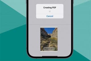 Image for article: How to Save a Photo as a PDF on Your iPhone for Free