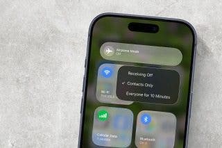 Image for article: How to Turn On AirDrop & Receive AirDrop Files on iPhone