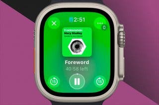 Image for article: How to Listen to Audiobooks on an Apple Watch