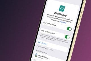 Image for article: How to Back Up Your iPhone to iCloud