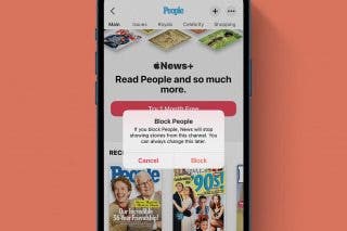 Image for article: How to Block a Channel in Apple News on iPhone
