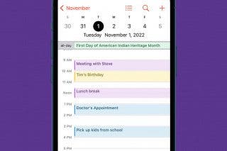 Image for How to Change Calendar Color on iPhone
