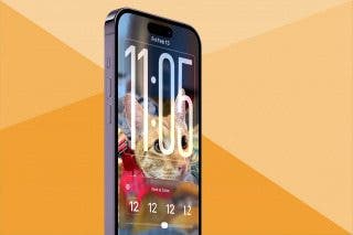 Image for article: How to Customize Your Lock Screen iPhone Clock