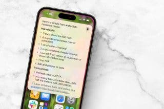 Image for How to Get AI-Generated Recipes on iPhone & iPad