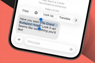 Image for Copy & Paste from Text Messages on iPhone (iOS 26)
