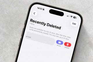 Image for How to Recover Deleted Notes on iPhone in Seconds