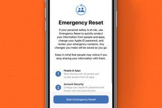 Image for Instantly Protect Yourself on iPhone with Emergency Reset in Safety Check