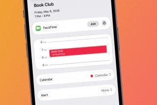 Image for article: How to Create a FaceTime Link & Send a FaceTime Calendar Invite