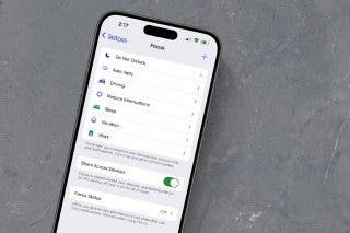Image for article: iPhone Focus Mode Not Working? How to Fix Every Focus Mode Problem!