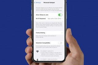 Image for article: How to Use Your iPhone as a Personal Wi-Fi Hotspot