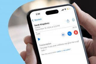 Image for article: How to Check Voicemails from Blocked Numbers on an iPhone
