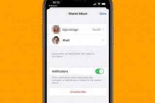 Image for article: How to Leave a Shared Photo Album on iPhone 