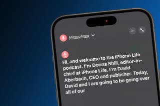 Image for article: How to Set Up & Use Live Captions on iPhone