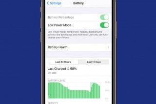 Image for article: How to Re-enable Low Power Mode on an iPhone