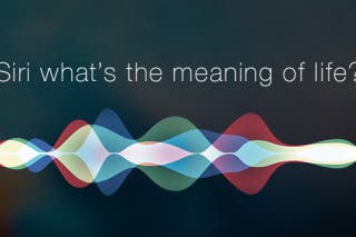 Image for article: 10 Answers Siri Has for the Meaning of Life