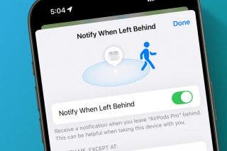 Image for article: How to Disable Device Left Behind Alerts on iPhone