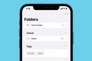 Image for article: How to Organize Notes on iPhone with Tags