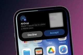 Image for Easily Share a Ticket or Boarding Pass on iPhone