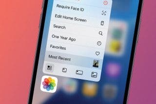 Image for Open Your Most Recent Photo with a Single Tap