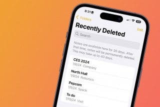 Image for How to Recover Deleted Notes on iPhone in Seconds