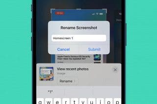 Image for article: How to Rename Screenshots on iPhone