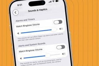 Image for How to Set Separate Alarm and Ringer Volumes on Your iPhone