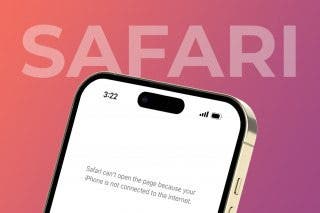 Image for article: How to Fix the Safari Cannot Open the Page Error on iPhone