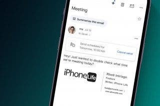 Image for article: How to Schedule an Email in the Gmail App on iPhone