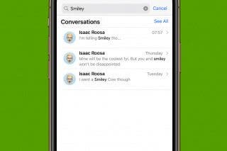 Image for article: Lost a Text? Search Messages on Your iPhone & iPad