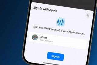 Image for article: Securely Sign In to Websites & Apps Using Your Apple ID
