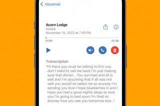 Image for article: How to Use iPhone Voicemail Transcriptions